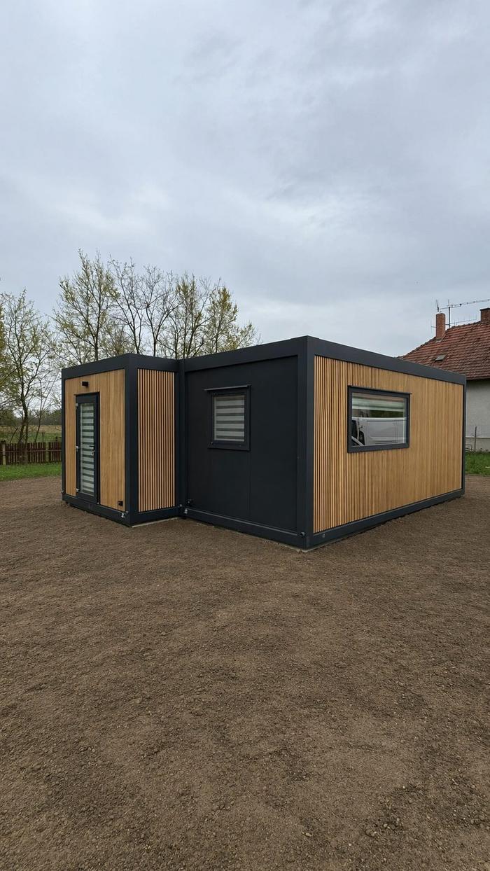 Mobilný kontajnerový domček - Trhová Hradská