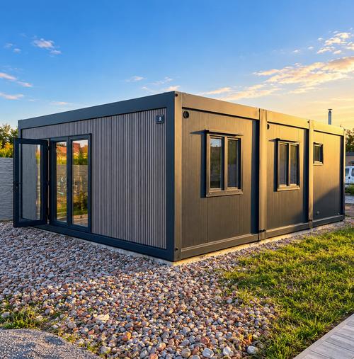 Modulárna kontajnerová stavba z troch modulov 72 m² – fotografia 1