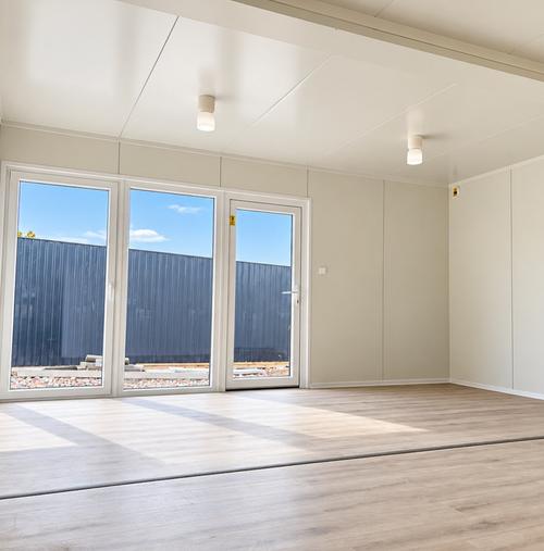 Modulárna kontajnerová stavba z troch modulov 72 m² – fotografia 4